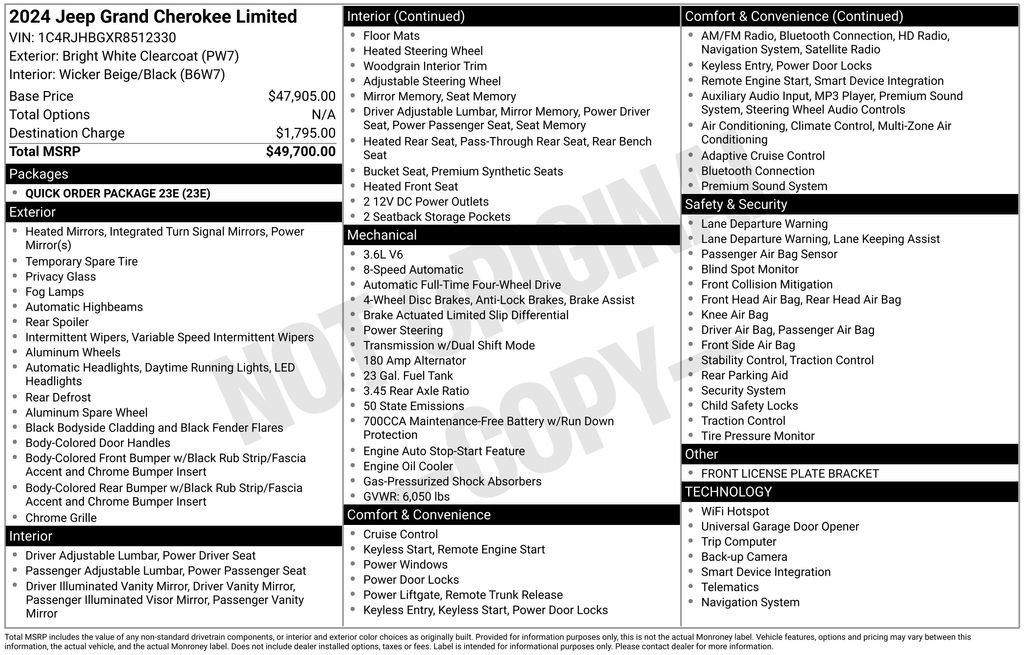 Used 2024 Jeep Grand Cherokee Limited image 36