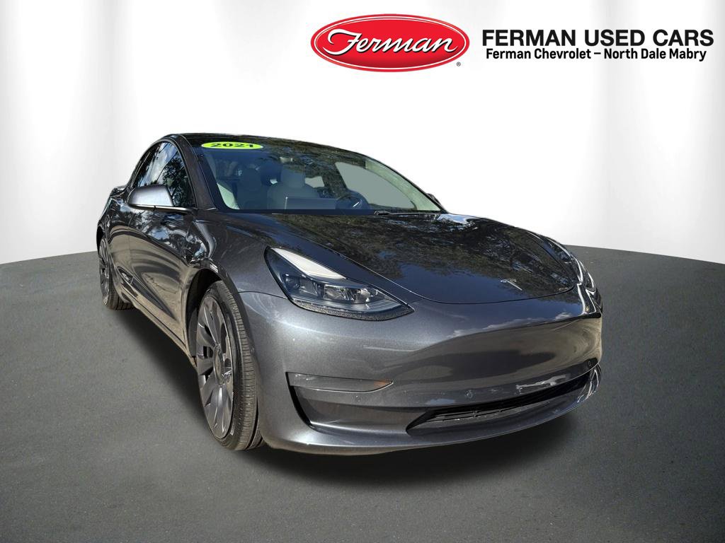 Used 2021 Tesla Model 3 Performance AWD/4WD image 2