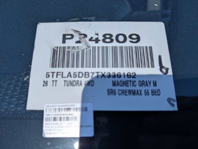 Certified 2026 Toyota Tundra SR5 w/ SX Package AWD/4WD image 34