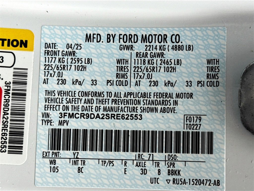 Used 2025 Ford Bronco Sport Badlands image 28