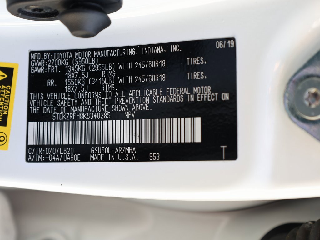 Used 2019 Toyota Highlander XLE image 44