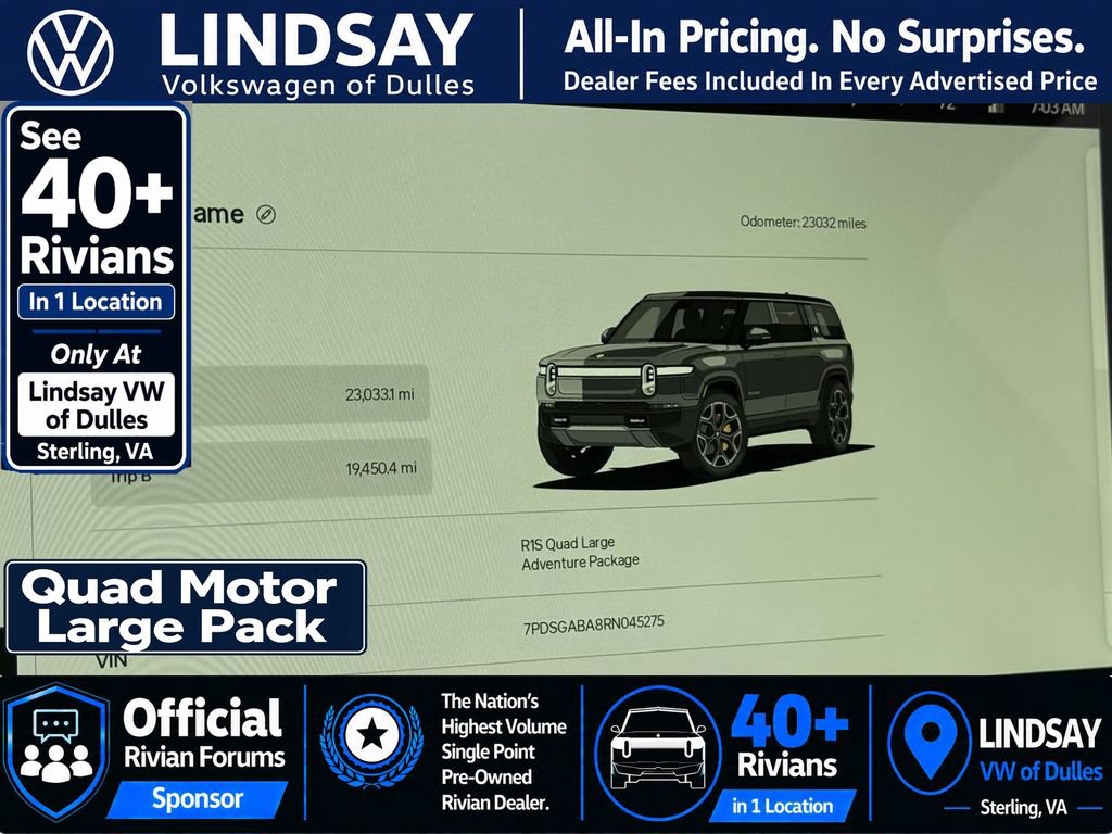 Used 2024 Rivian R1S Adventure AWD/4WD image 21