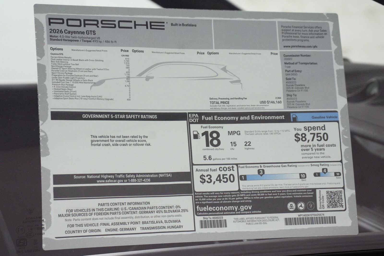 New 2026 Porsche Cayenne GTS image 25