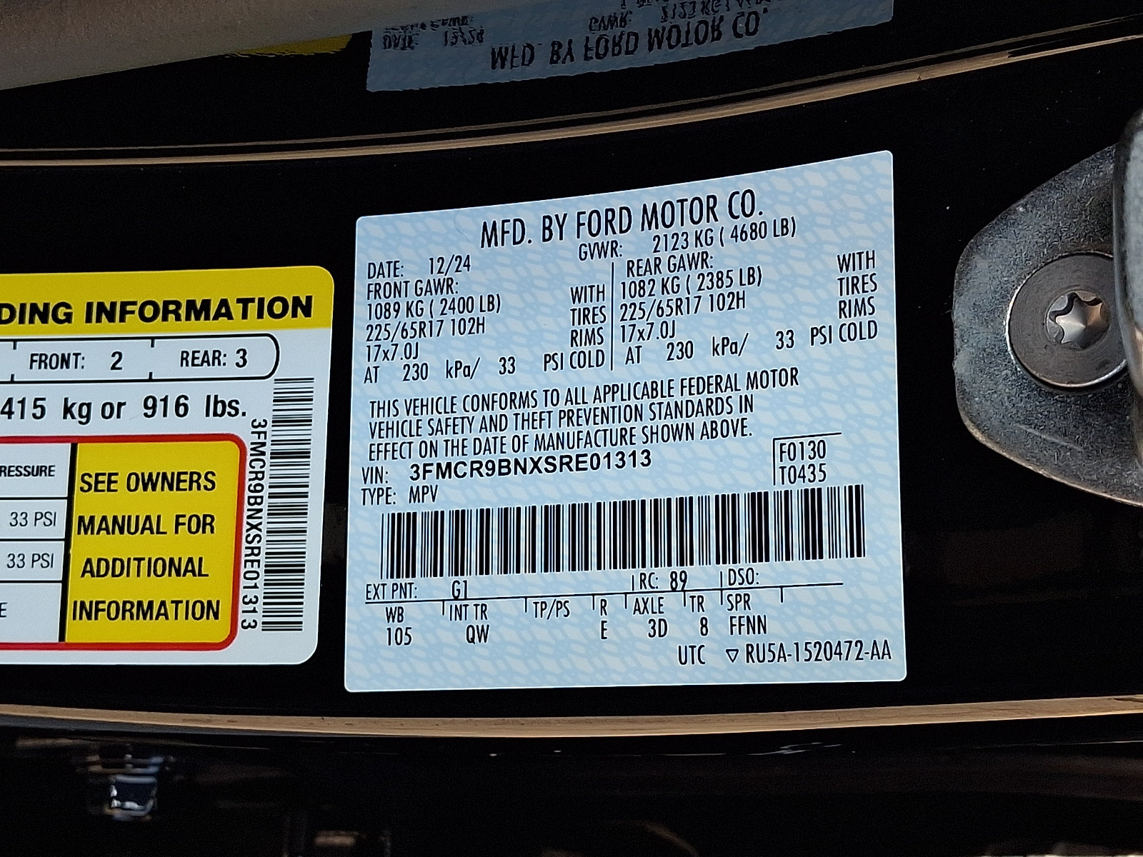 Used 2025 Ford Bronco Sport Big Bend w/ Convenience Package AWD/4WD image 27