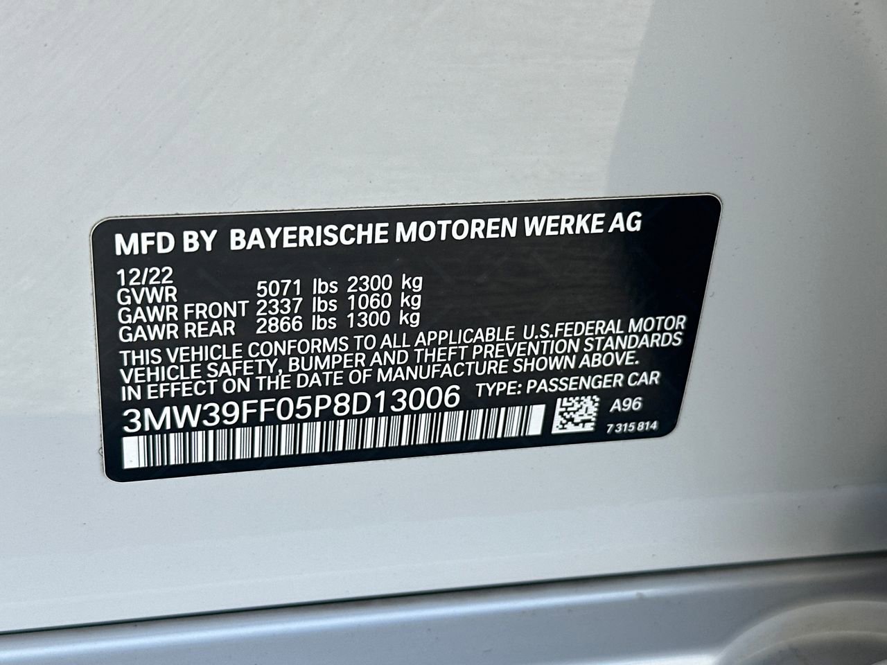 Used 2023 BMW 330e RWD image 32