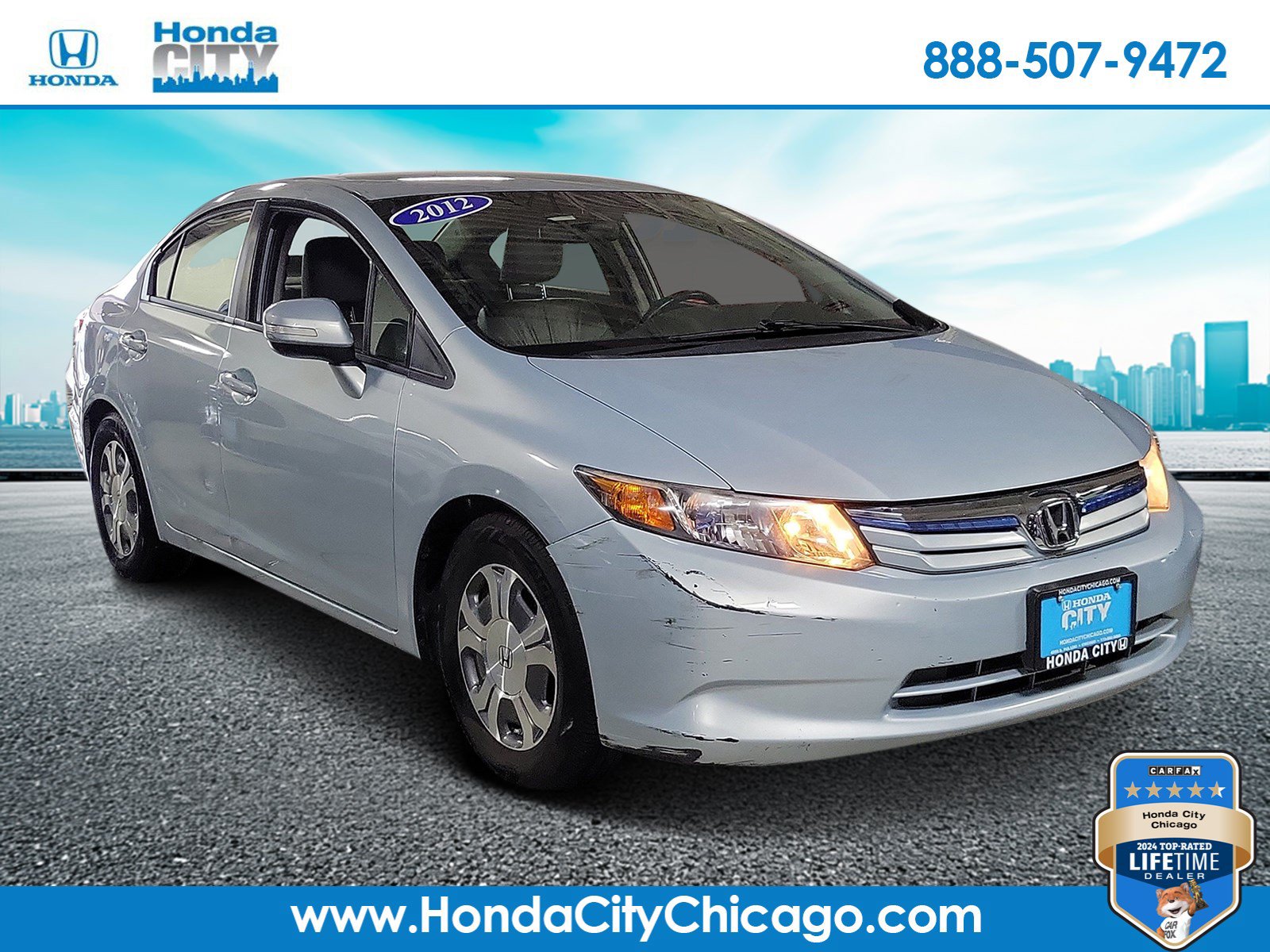 Used 2012 Honda Civic Hybrid Sedan
