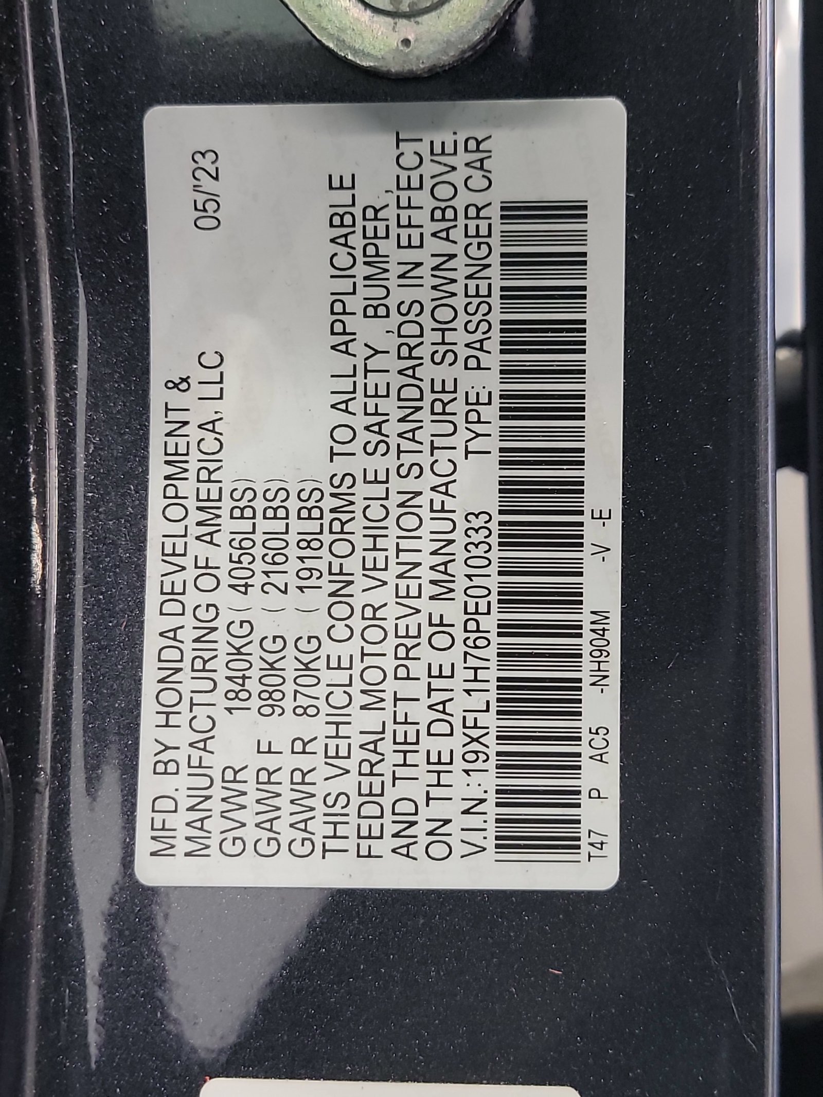 Certified 2023 Honda Civic EX-L image 33