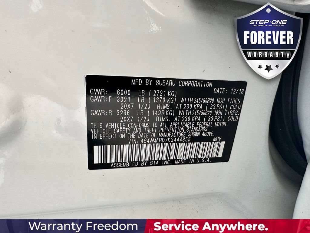 Used 2019 Subaru Ascent Touring w/ Popular Package #3 AWD/4WD image 44