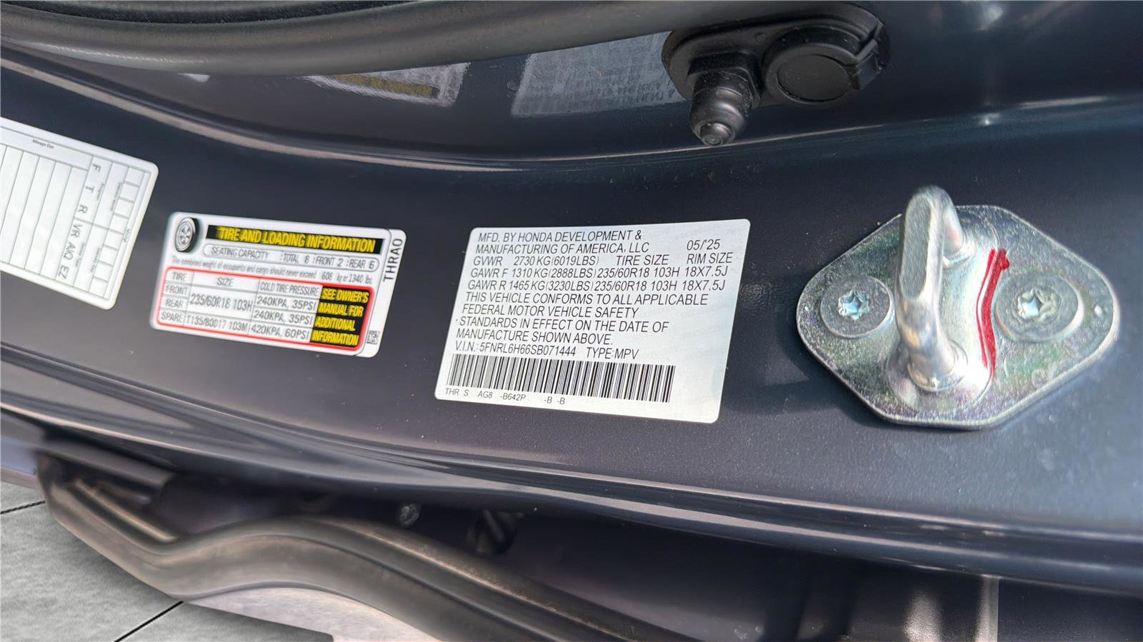 Used 2025 Honda Odyssey EX-L image 29