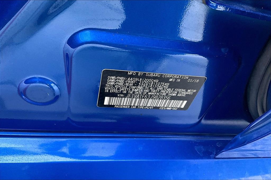 Used 2018 Subaru WRX Limited w/ Popular Package #3 image 18
