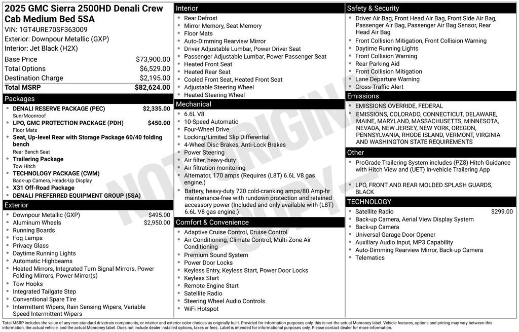 New 2025 GMC Sierra 2500 Denali w/ Denali Reserve Package image 4