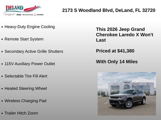 New 2026 Jeep Grand Cherokee Laredo X AWD/4WD image 31
