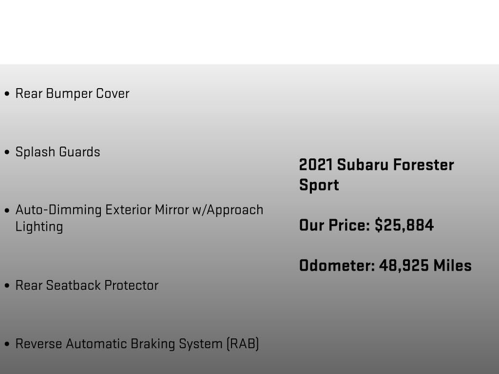 Used 2021 Subaru Forester Sport AWD/4WD image 18
