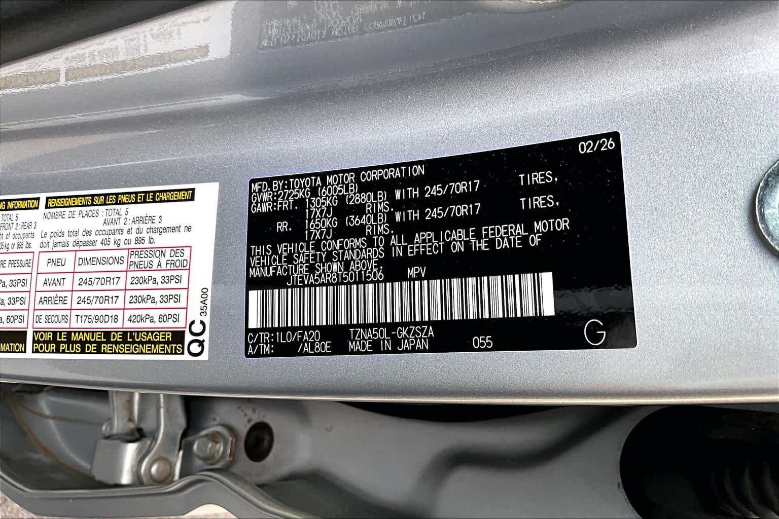 Certified 2026 Toyota 4Runner SR5 RWD image 34