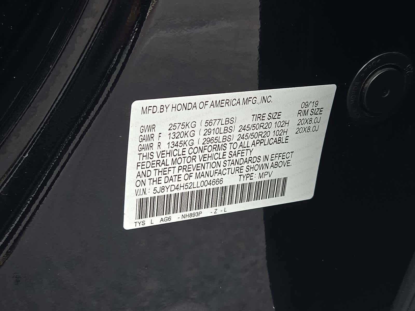 Used 2020 Acura MDX SH-AWD w/ Technology Package image 28
