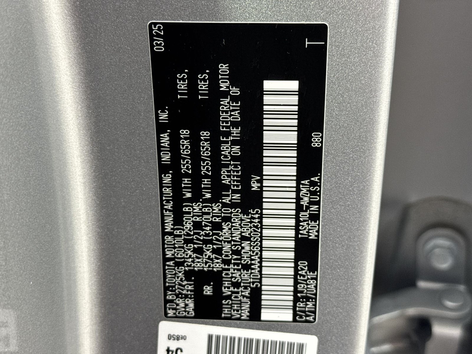 Used 2025 Toyota Grand Highlander FWD image 43