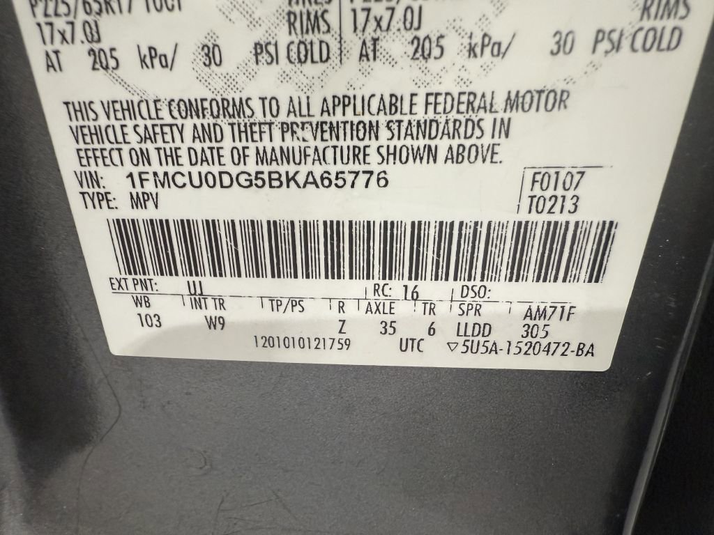 Used 2011 Ford Escape XLT w/ 202A Rapid Spec Order Code image 9