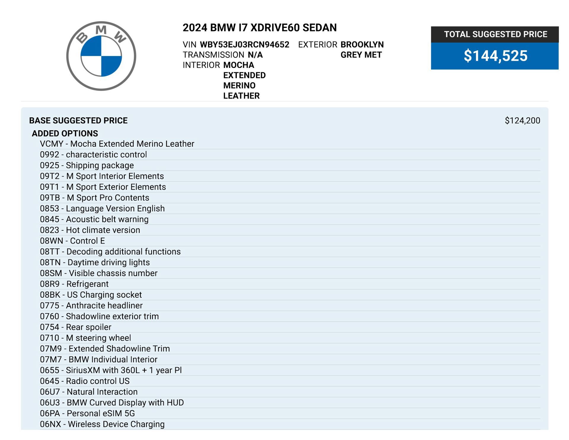 Used 2024 BMW i7 xDrive60 w/ Executive Package AWD/4WD image 81
