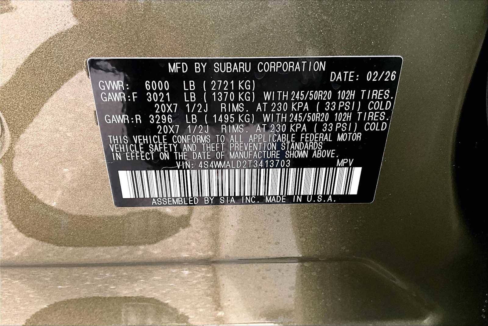 New 2026 Subaru Ascent Bronze Edition AWD/4WD image 19