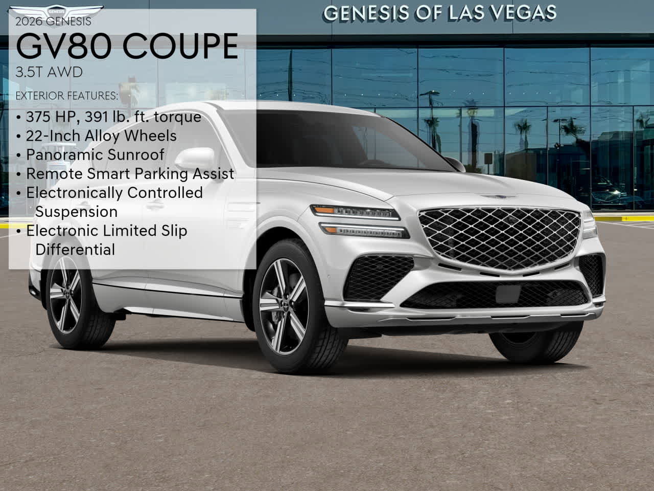 New 2026 Genesis GV80 3.5T image 3