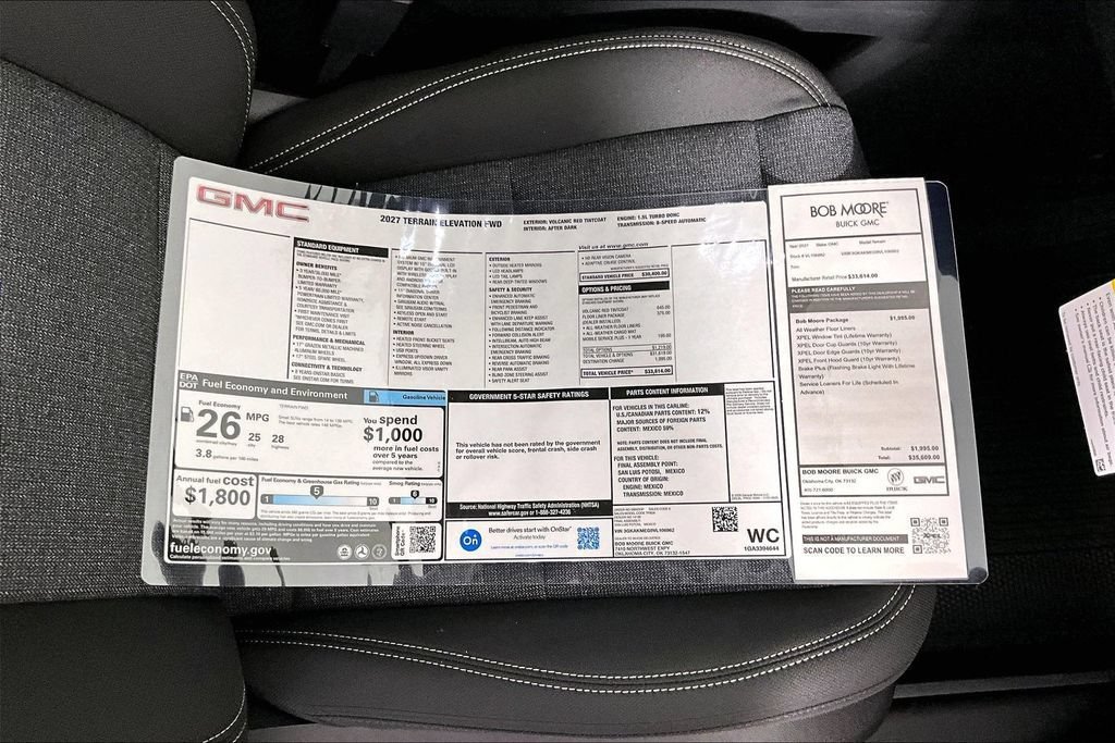 New 2027 GMC Terrain Elevation w/ LPO, Floor Liner Package FWD image 14