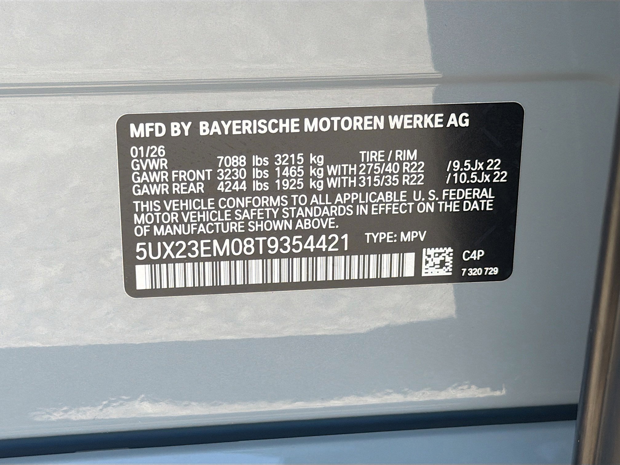 New 2026 BMW X7 xDrive40i w/ M Sport Package image 43