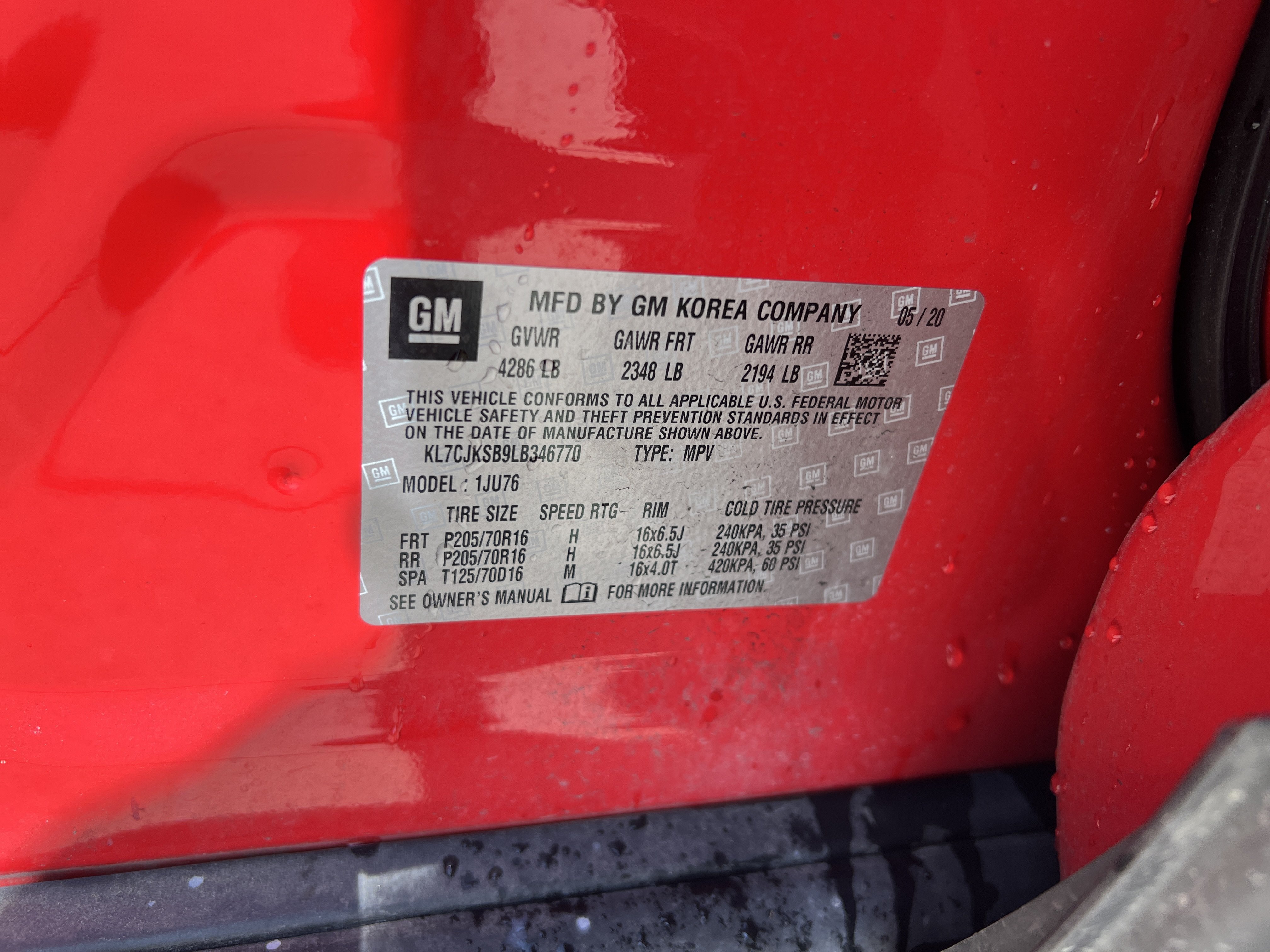 Used 2020 Chevrolet Trax LS w/ Tint and Cruise Package FWD image 29
