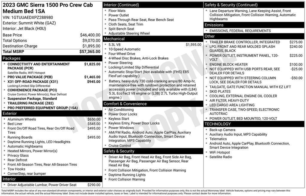 Used 2023 GMC Sierra 1500 Pro image 22