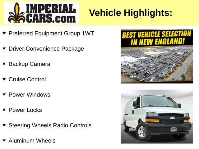 Certified 2025 Chevrolet Express 3500 Extended w/ Driver Convenience Package RWD image 3