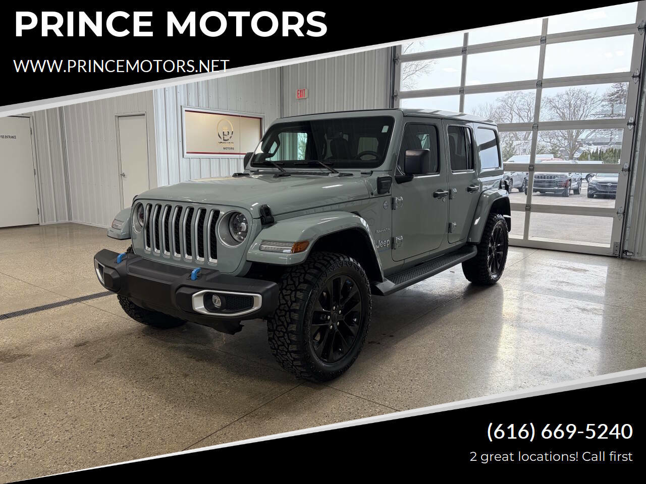 Used 2023 Jeep Wrangler Unlimited Sahara w/ Cold Weather Group image 1