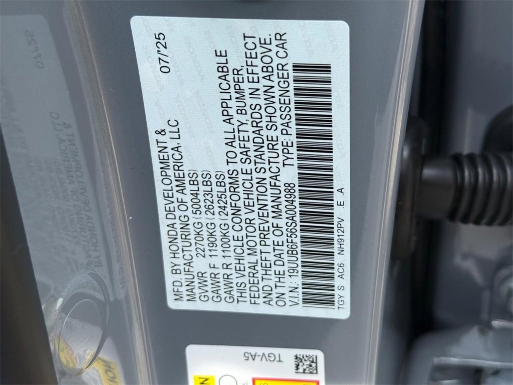 New 2025 Acura TLX SH-AWD w/ A-SPEC Pkg image 18