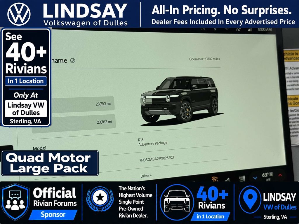 Used 2023 Rivian R1S Adventure AWD/4WD image 22
