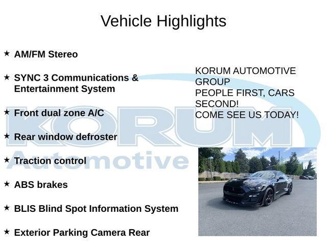 Certified 2021 Ford Mustang Shelby GT500 w/ Technology Package RWD image 8