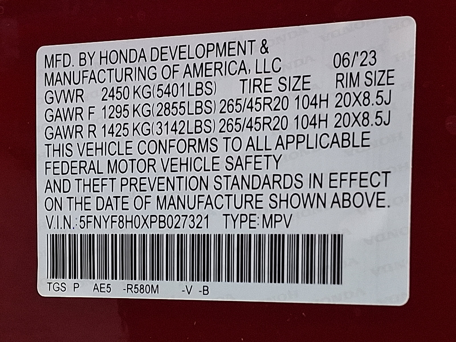 Certified 2023 Honda Passport Elite image 30