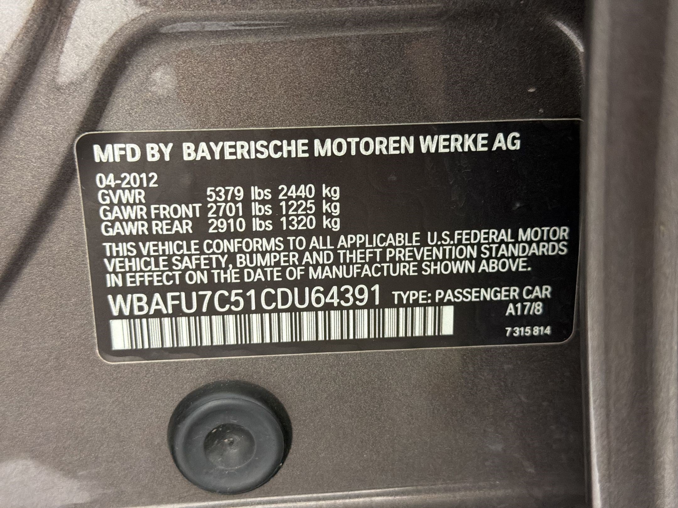Used 2012 BMW 535i xDrive Sedan AWD/4WD image 25