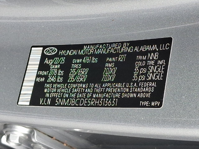 Certified 2024 Hyundai Tucson SEL AWD/4WD image 25