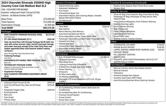 Used 2024 Chevrolet Silverado 2500 High Country w/ High Country Premium Package image 3