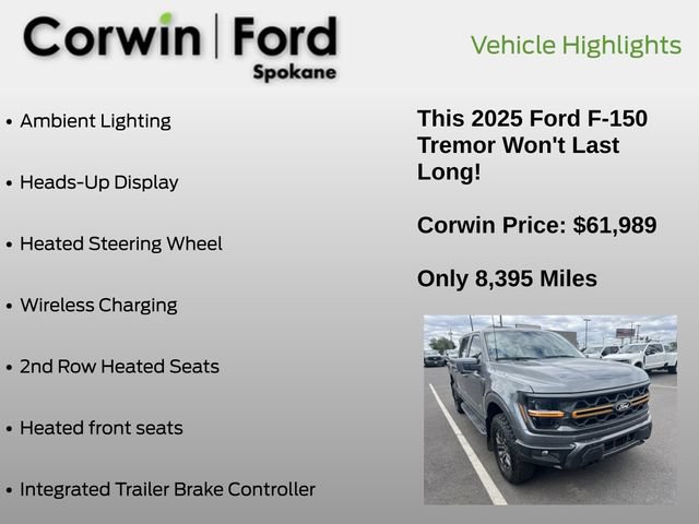 Used 2025 Ford F150 Tremor w/ Equipment Group 402A High AWD/4WD image 19