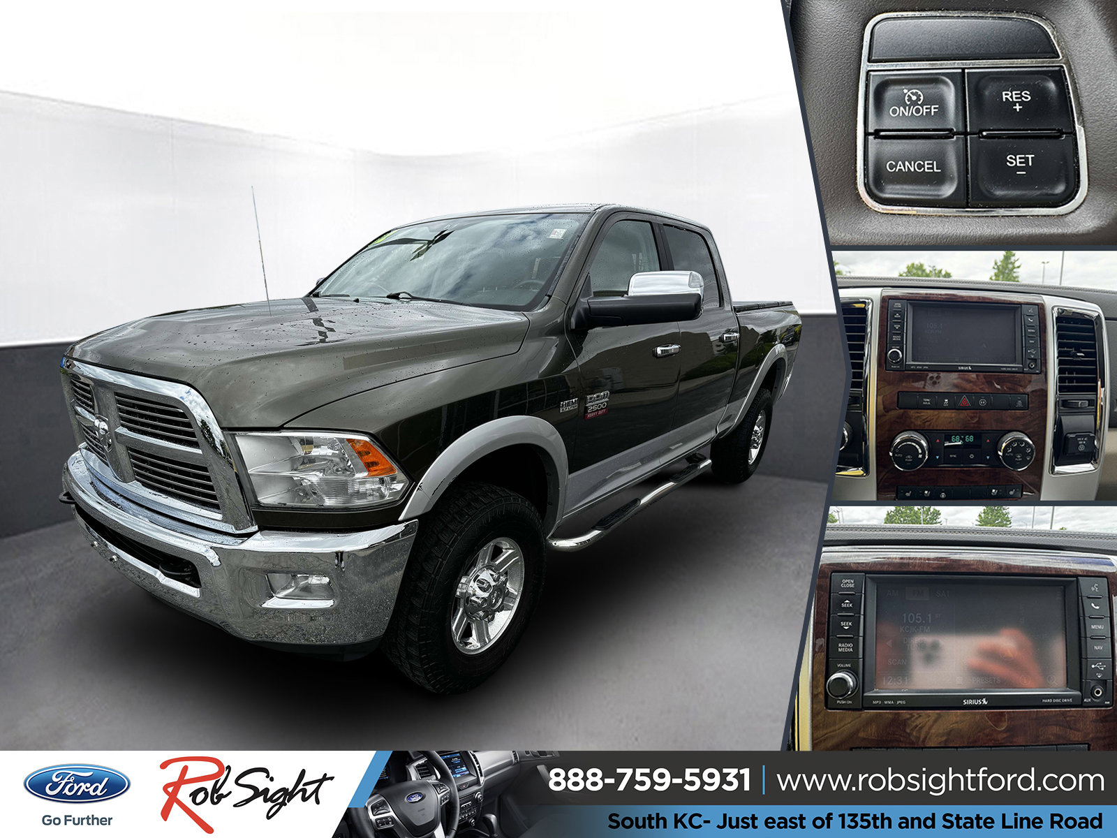 Used 2012 RAM 2500 Laramie w/ HD Snow Plow Prep Group