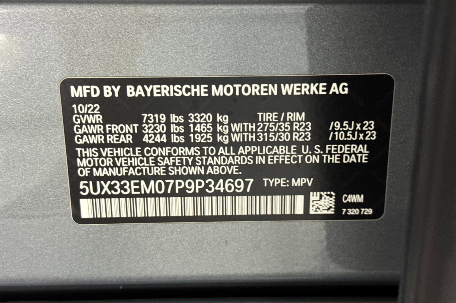 Certified 2023 BMW X7 M60i w/ Executive Package AWD/4WD image 21