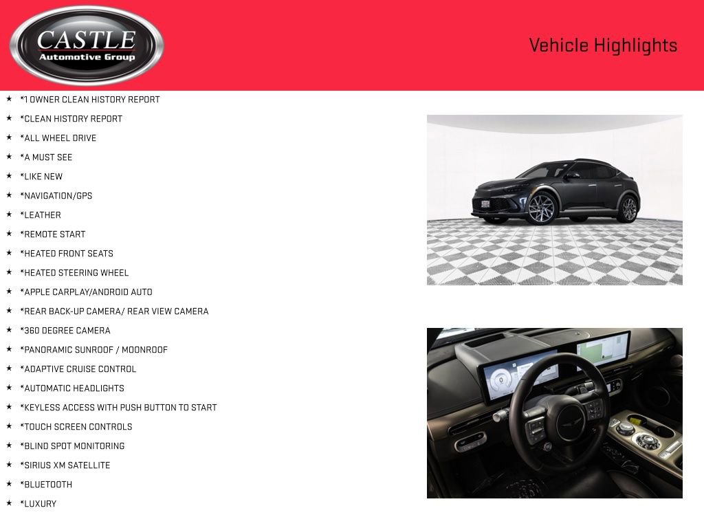 Used 2023 Genesis GV60 Advanced AWD/4WD image 3