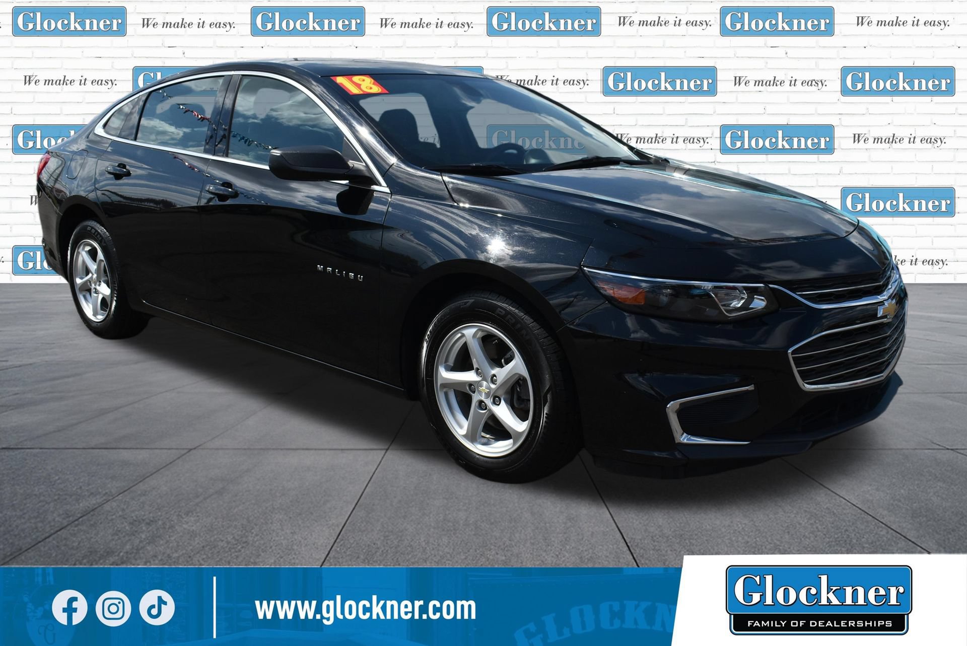Used 2018 Chevrolet Malibu LS w/ LPO, Convenience Package 2 FWD image 3