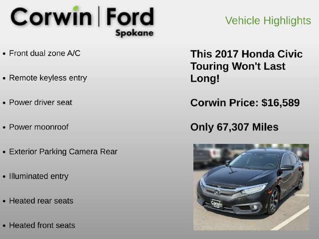 Used 2017 Honda Civic Touring image 6