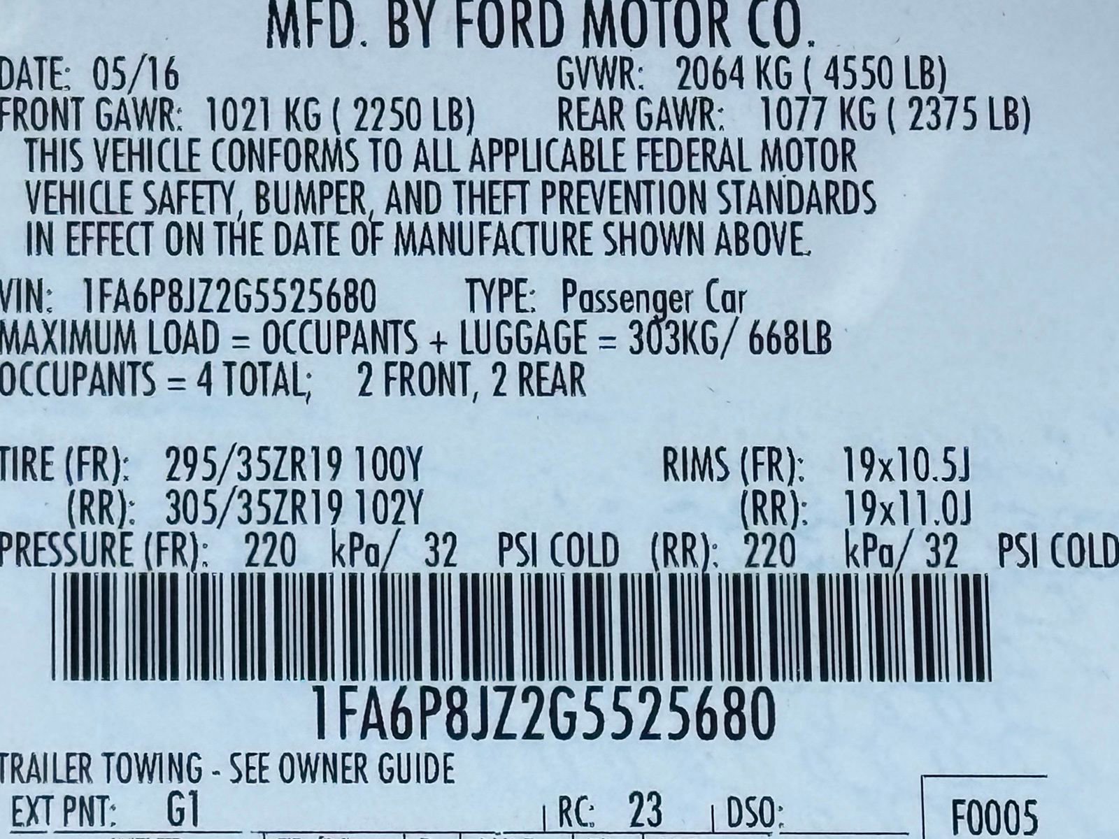 Used 2016 Ford Mustang Shelby GT350 w/ Technology Package image 46