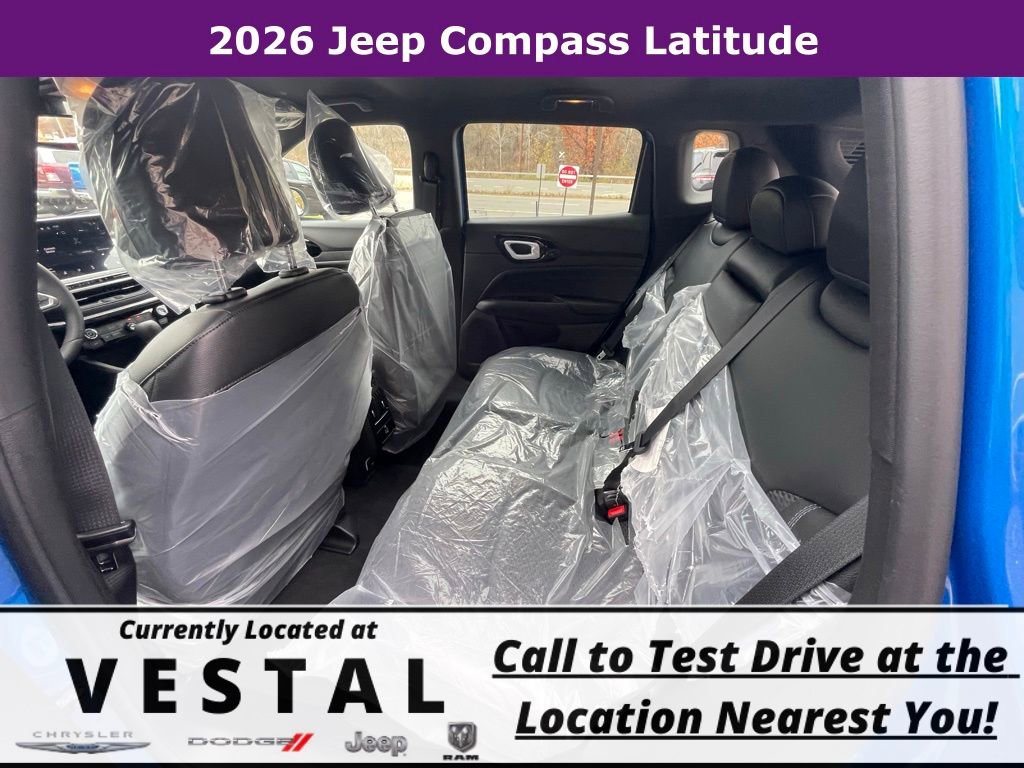 New 2026 Jeep Compass Latitude w/ Quick Order Package 29K image 12