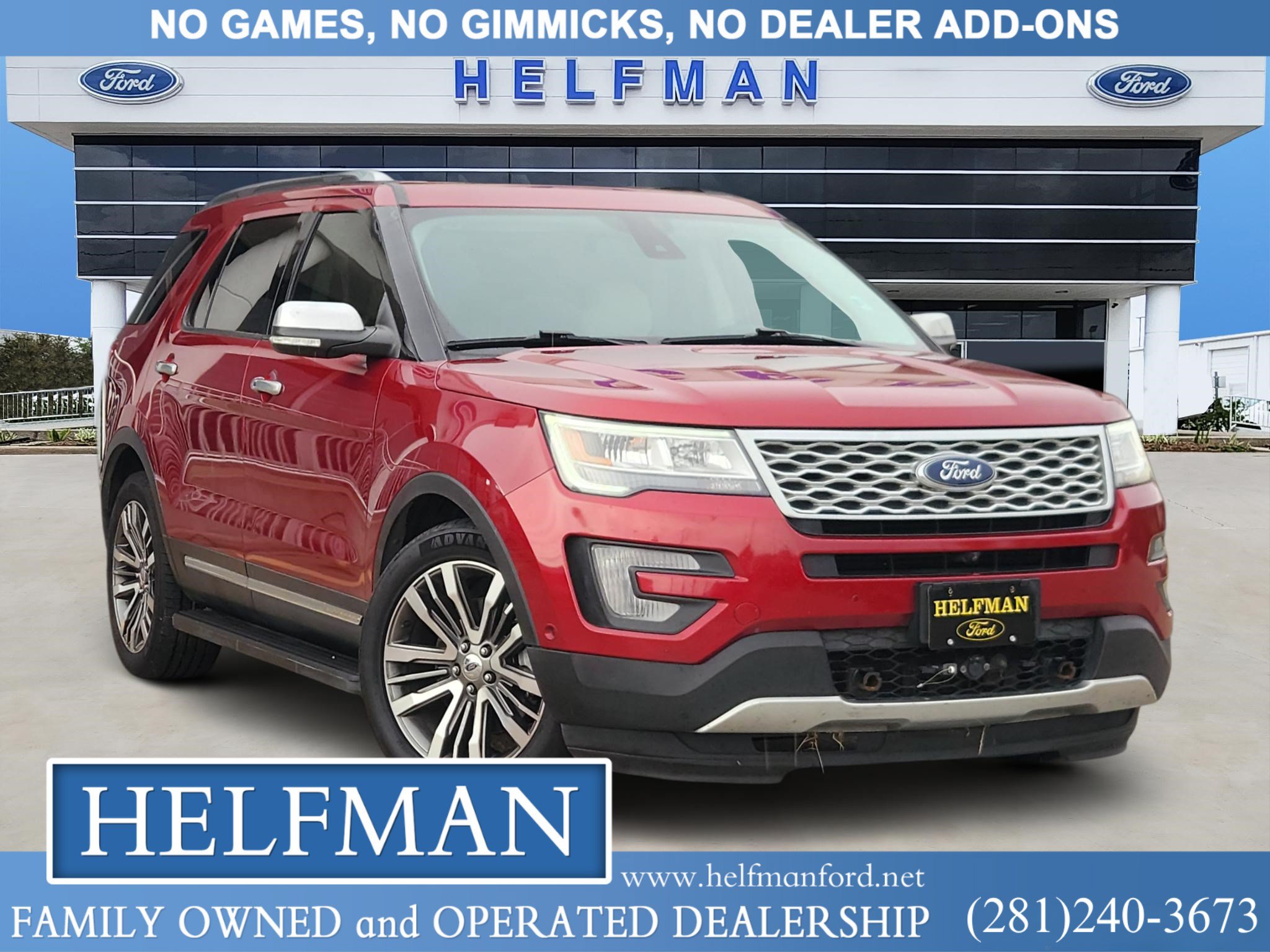 Used 2017 Ford Explorer Platinum AWD/4WD image 1