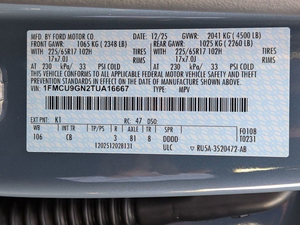 New 2026 Ford Escape Active w/ Cold Weather Package image 51