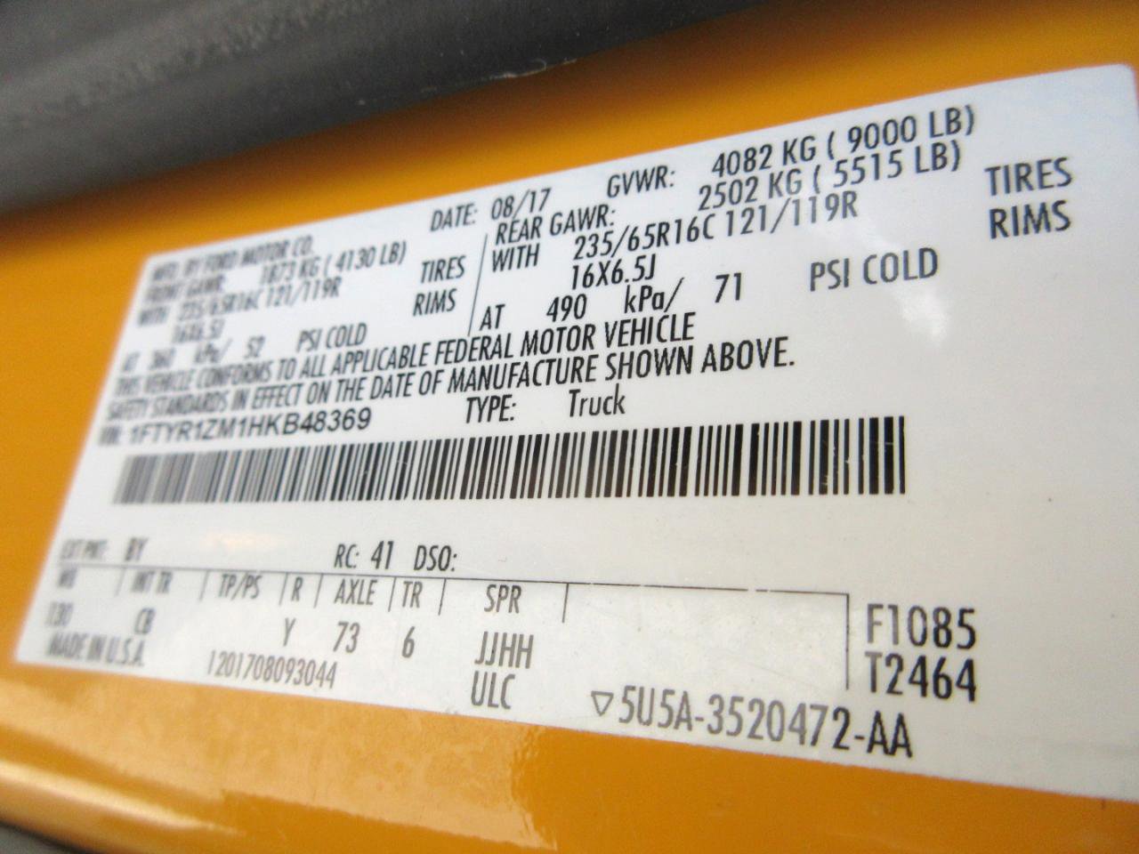 Used 2017 Ford Transit 250 130 Low Roof RWD image 38