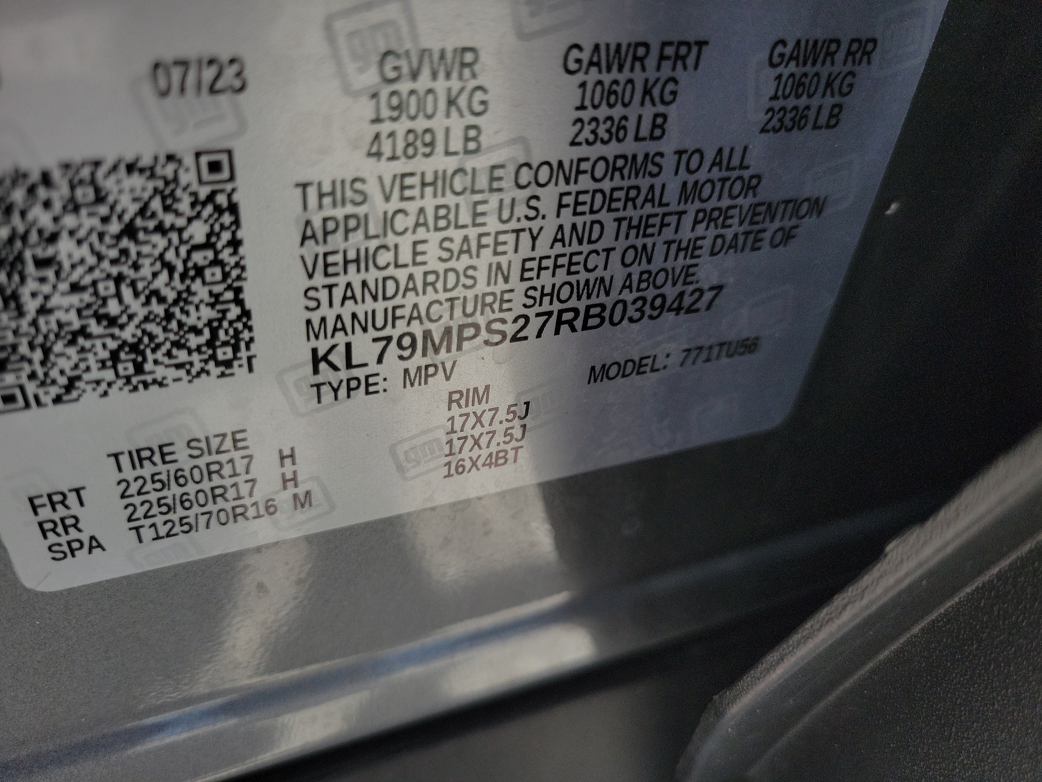 Certified 2024 Chevrolet TrailBlazer LT w/ Convenience Package FWD image 33