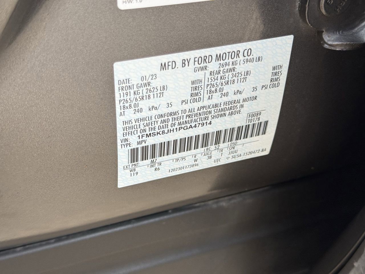 Certified 2023 Ford Explorer Timberline w/ Timberline Technology Package AWD/4WD image 34